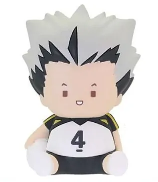 Haikyuu!! - Bokuto Koutarou - Chubby Chubby - Chubby Chubby Haikyuu!! Aoba Johsai/Fukurodani Gakuen Sofubi Figure (Takara Tomy A.R.T.S)