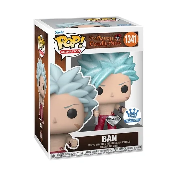 Nanatsu no Taizai - Ban - POP! Animation (1341) - POP! Vinyl - Diamond Collection (Funko Toys)