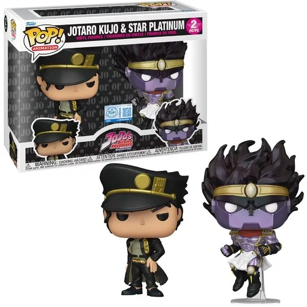 Jojo no Kimyou na Bouken - Stardust Crusaders - Star Platinum - POP! Animation - POP! Vinyl - Two Pack (Amazon, Funko Toys)