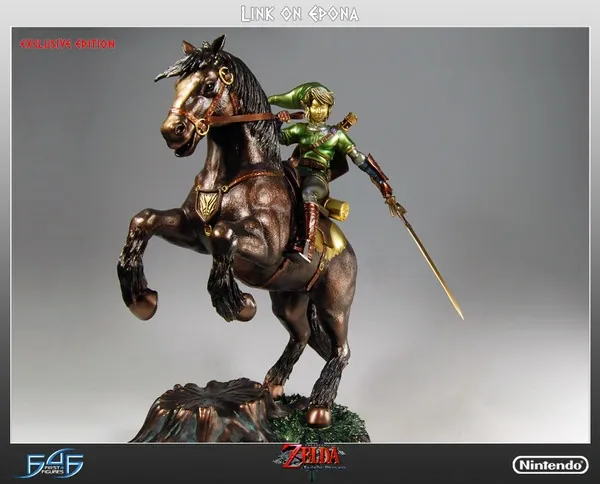 Zelda no Densetsu: Twilight Princess - Epona - Link - Master Arts - Exclusive (First 4 Figures)