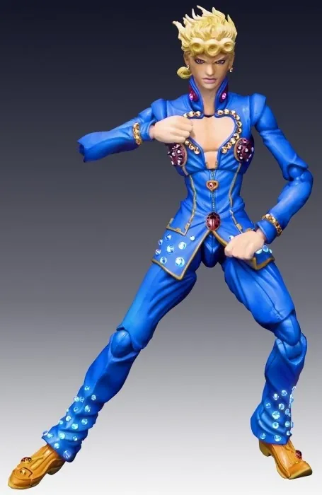 Jojo no Kimyou na Bouken - Ougon no Kaze - Giorno Giovanna - Super Action Statue - Swarovski Limited Edition, Second (Medicos Entertainment)
