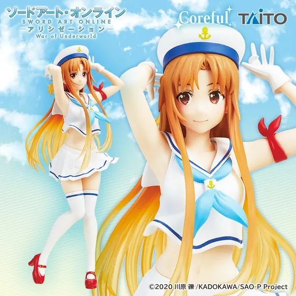 Sword Art Online - Asuna - Coreful Figure - Marine Look ver. (Taito)