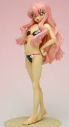 Zero no Tsukaima - Louise Françoise Le Blanc de la Vallière - Treasure Figure Collection - 1/10 - Swimsuit Ver. (Wave)