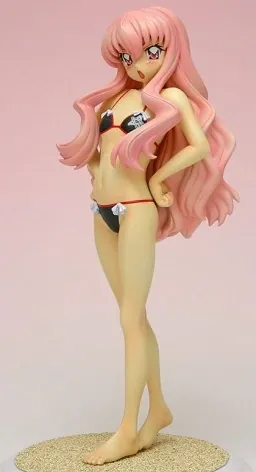 Zero no Tsukaima - Louise Françoise Le Blanc de la Vallière - Treasure Figure Collection - 1/10 - Swimsuit Ver. (Wave)