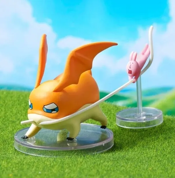 Digimon Adventure - Yasashii Usagi-san - Patamon - BN Figure Q - BN Figure Q Digimon x My Friend Rabbit ~Happy Partners~ (Bandai Namco Shanghai, Top Toy)
