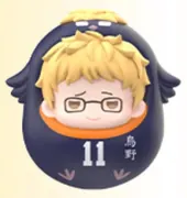 Haikyuu!! - Tsukishima Kei - Haikyuu!! Garbage Dump Showdown Animal Daruma (Goods.Fun, GuGuGuGu)