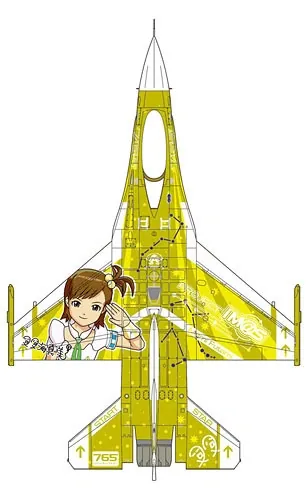 The Idolm@ster - Futami Mami - 1/72 - General Dynamics F-16C Falcon (Hasegawa)