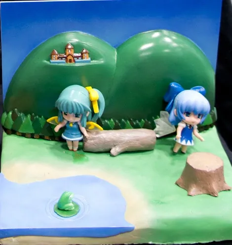 Touhou Project - Cirno - Daiyousei - Diorama (Mecha Bot Heads, S2 Works)
