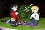 Fate/Stay Night - Altria Pendragon - Tohsaka Rin (Ark Club)