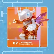 Digimon Adventure - MetalGreymon - PLABAKO Digimon Vol.2 - Plabako Model Kit - Transparent Color Ver. (Bandai Namco Shanghai)