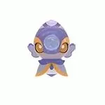 Genshin Impact - Bubbly Seahorse - Genshin Impact Fontemer Aberrant Fantasy Creature Mini Blind Bag - Translucent, C (HeyDolls, miHoYo, Suplay)