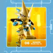 Digimon Adventure 02 - Magnamon - PLABAKO Digimon Vol.2 - Plabako Model Kit - Metallic Color ver. (Bandai Namco Shanghai)
