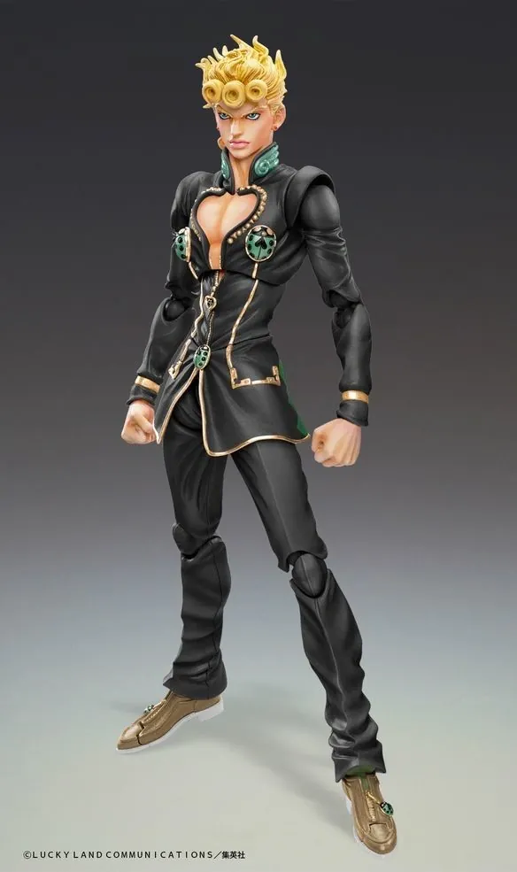 Jojo no Kimyou na Bouken - Ougon no Kaze - Giorno Giovanna - Super Action Statue - Ver. Black (Medicos Entertainment)