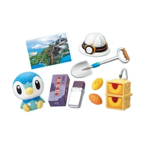 Pocket Monsters - Pochama - Pokémon World Market - Puchi Figure Collection Pokémon World Market - Sinnoh Chihou (Pokémon Center, Re-Ment)