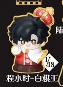 Link Click - Cheng Xiaoshi - Finger Puppet - Link Click Guo Ji Xiang Qi Series Blind Box - White King (All For Play)