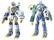 Digimon Frontier - Beowolfmon - MagnaGarurumon - 5" Digivolving Figures (Bandai, Bandai America Inc.)