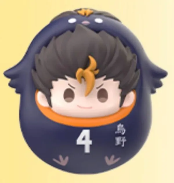 Haikyuu!! - Nishinoya Yuu - Haikyuu!! Garbage Dump Showdown Animal Daruma (Goods.Fun, GuGuGuGu)
