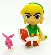Zelda no Densetsu: 4tsu no Tsurugi - Hagure Yosei - Link - Nintendo Box Figure Collection Vol.4 Zelda no Densetsu: 4tsu no Tsurugi-hen - Green Ikari-gao (Yujin)