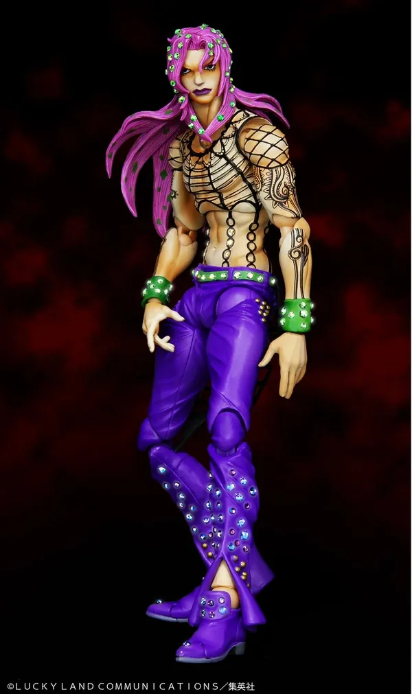 Jojo no Kimyou na Bouken - Ougon no Kaze - Diavolo - Super Action Statue - Swarovski Limited Edition (Medicos Entertainment)