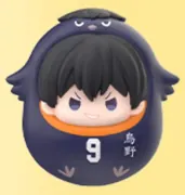 Haikyuu!! - Kageyama Tobio - Haikyuu!! Garbage Dump Showdown Animal Daruma (Goods.Fun, GuGuGuGu)