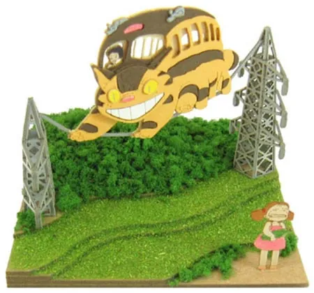 Tonari no Totoro - Kusakabe Mei - Kusakabe Satsuki - Nekobus - Miniatuart Kit Studio Ghibli Mini (MP07-04) (Sankei)