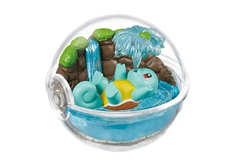 Pocket Monsters - Zenigame - Candy Toy - Pocket Monsters Terrarium Collection - Pocket Monsters Terrarium Collection 2 - 2 (Re-Ment)